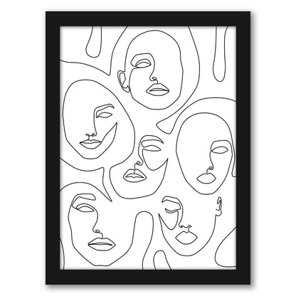 Her And Her by Explicit Design - Framed Print