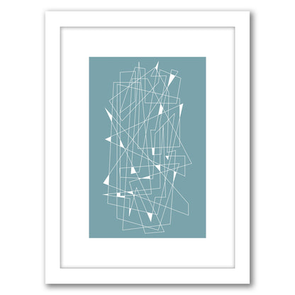 Midcentury Scratch by Visual Philosophy - Framed Print