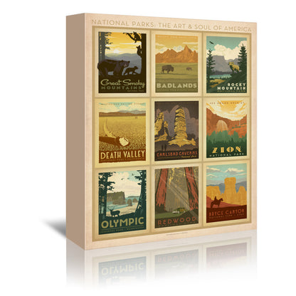 U.S. National Parks by Anderson Design Group Canvas Art Set - Wrapped Canvas - Americanflat