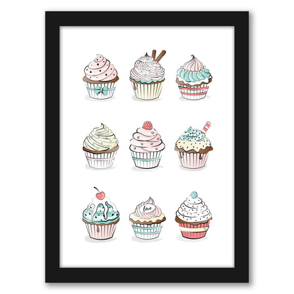 Cupcakes By Martina - Framed Print