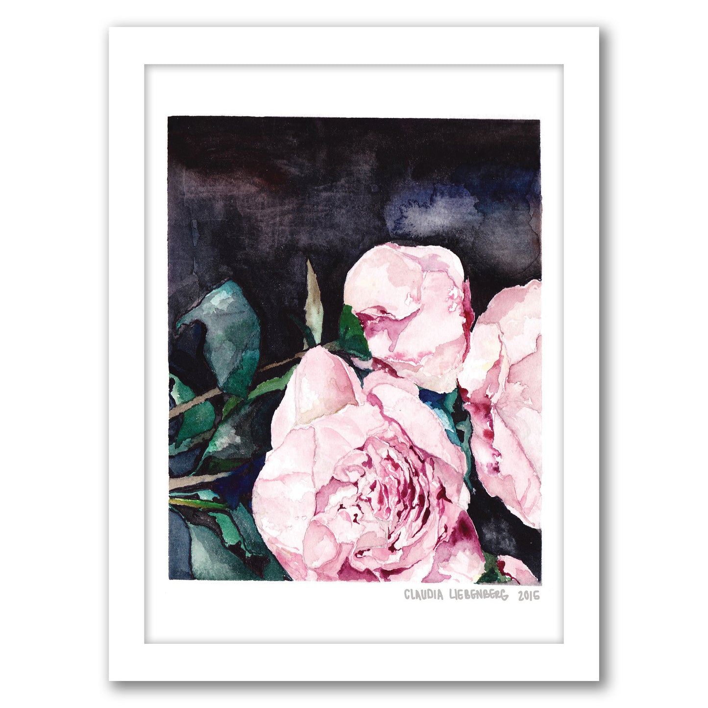 Blooms On 1 by Claudia Liebenberg - Framed Print