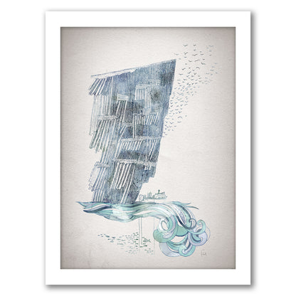 Cliffs by David Fleck - Framed Print