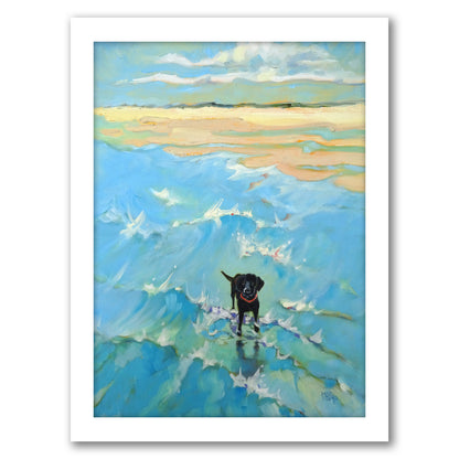 Black Labrador By Mary Kemp - Framed Print