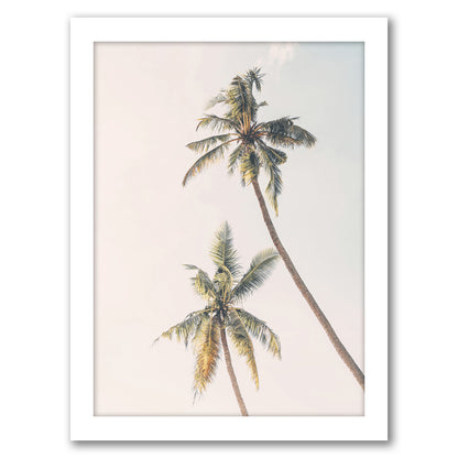 Blush Palm Tree 2 By Sisi And Seb - Framed Print