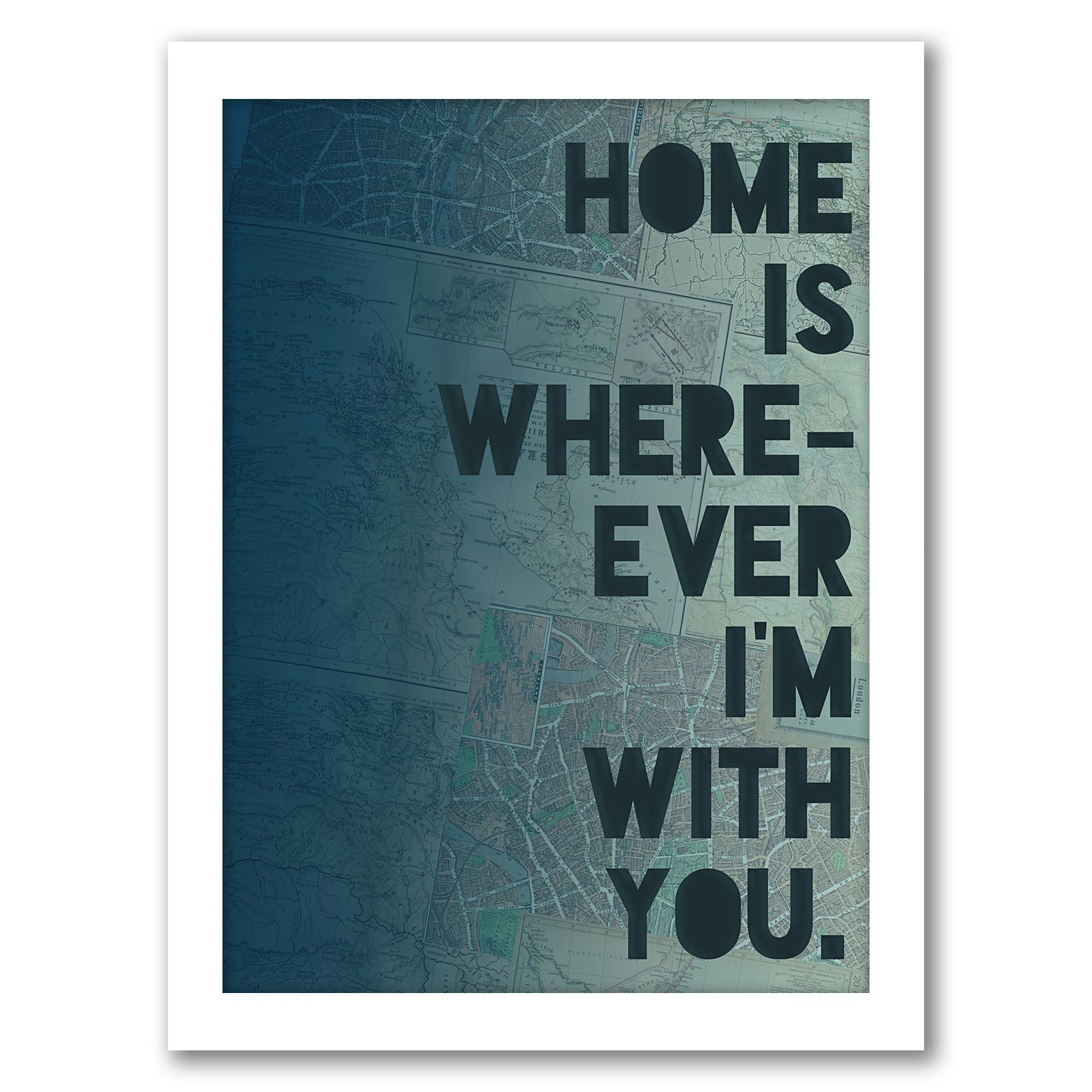 Home by Leah Flores - Framed Print